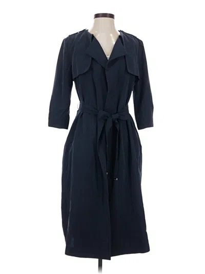 Pre-owned Ted Baker Trenchcoat In Blue