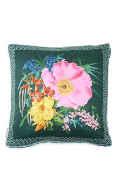 Ted Baker Tropical Accent Pillow In Green