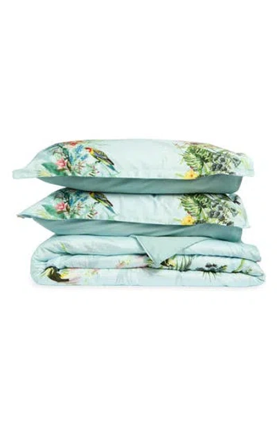 Ted Baker Tropical Duvet Cover & Sham Set In Blue