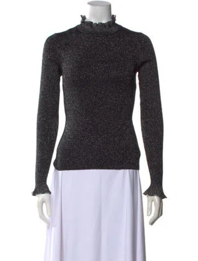 Pre-owned Ted Baker Turtleneck Sweater In Black