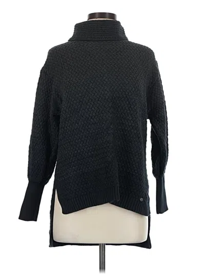 Pre-owned Ted Baker Turtleneck Sweater In Black