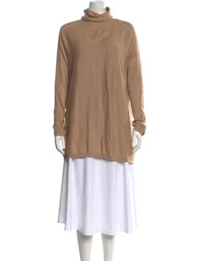 Pre-owned Ted Baker Turtleneck Sweater In Brown