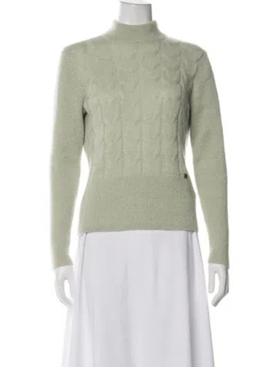 Pre-owned Ted Baker Turtleneck Sweater In Green