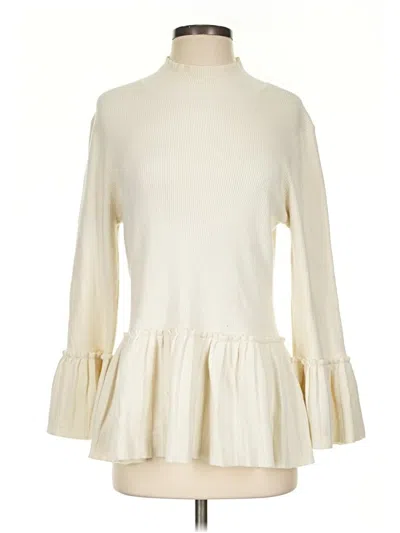 Pre-owned Ted Baker Turtleneck Sweater In Ivory