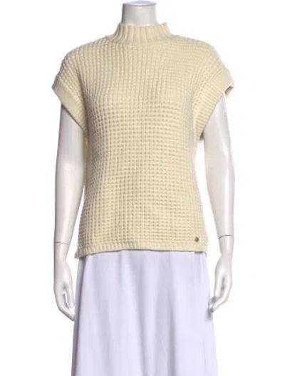 Pre-owned Ted Baker Turtleneck Sweater In Neutral