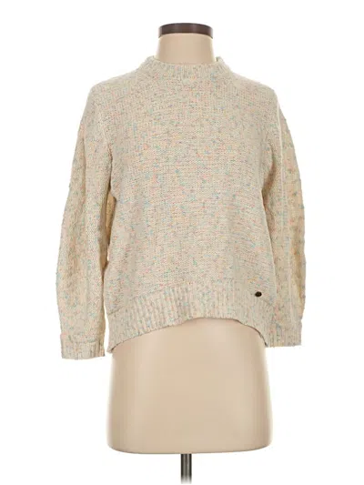 Pre-owned Ted Baker Turtleneck Sweater In Tan