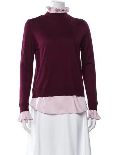 Pre-owned Ted Baker Turtleneck Sweater W/ Tags In Purple