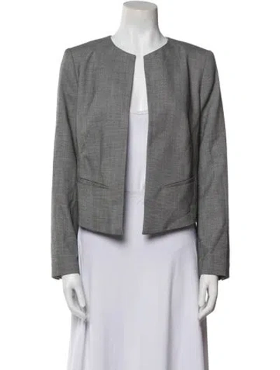 Pre-owned Ted Baker Tweed Pattern Evening Jacket W/ Tags In Gray