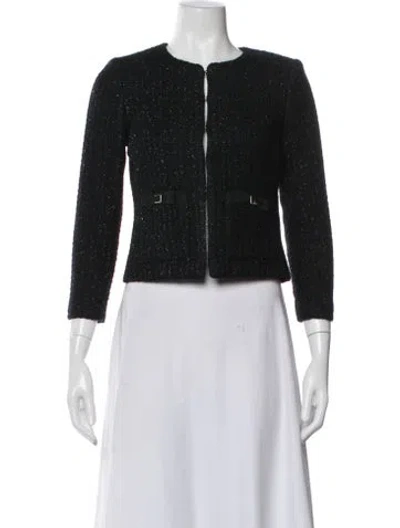 Pre-owned Ted Baker Tweed Pattern Jacket In Multi