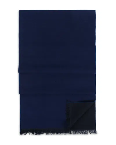 Ted Baker Two Tone Silk Scarf In Blue