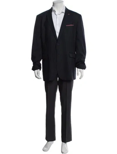 Pre-owned Ted Baker Two-piece Blazer In Blue