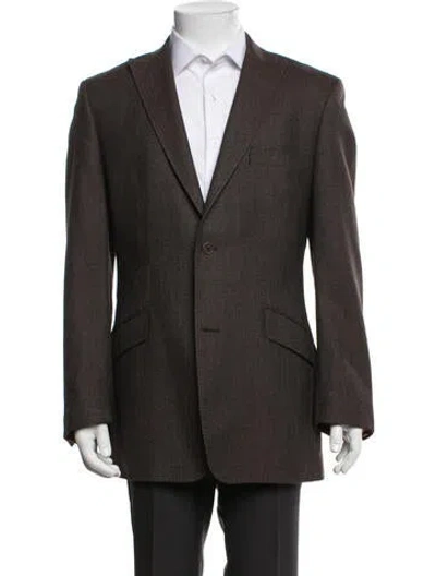 Pre-owned Ted Baker Two-piece Blazer In Brown