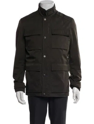 Pre-owned Ted Baker Utility Jacket In Blue