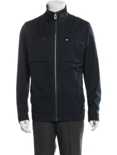 Pre-owned Ted Baker Utility Jacket In Blue
