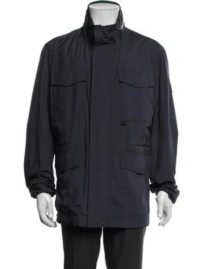 Pre-owned Ted Baker Utility Jacket In Blue