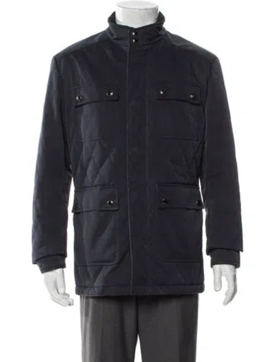 Pre-owned Ted Baker Utility Jacket In Gray