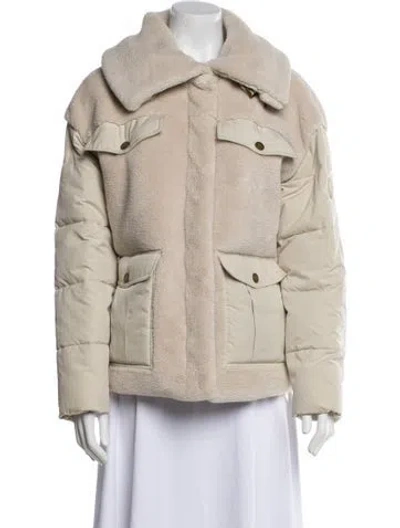 Pre-owned Ted Baker Utility Jacket In Neutral