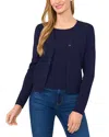 Ted Baker Rib V-neck Cardigan In Blue