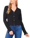 Ted Baker V Neck Cropped Cardigan In Blue
