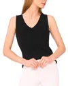 Ted Baker V Neck Sleeveless Top In Black