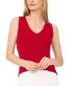 Ted Baker V Neck Sleeveless Top In Red
