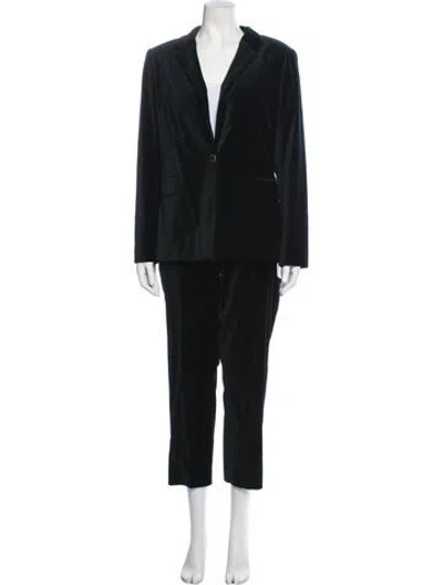 Pre-owned Ted Baker Velvet Pantsuit W/ Tags In Green