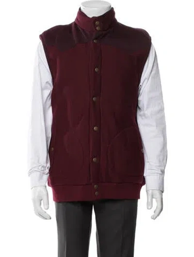Pre-owned Ted Baker Vest In Burgundy