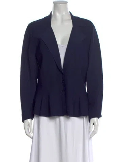 Pre-owned Ted Baker V-neck Sweater In Blue