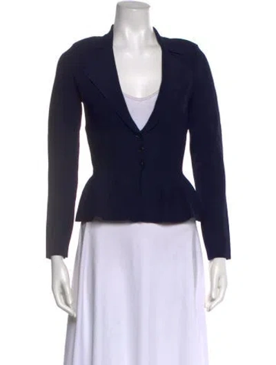 Pre-owned Ted Baker V-neck Sweater W/ Tags In Blue