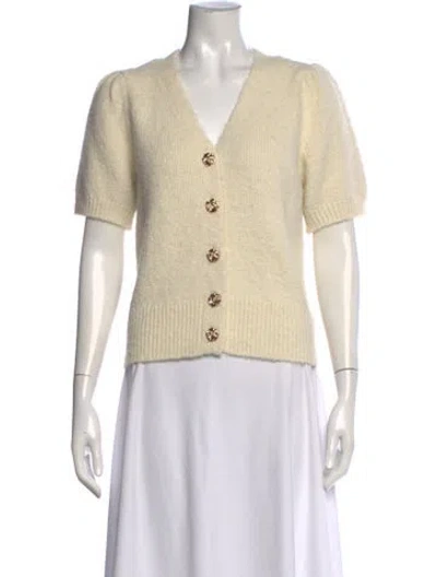 Pre-owned Ted Baker V-neck Sweater W/ Tags In Neutral