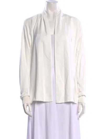 Pre-owned Ted Baker V-neck Sweater In White