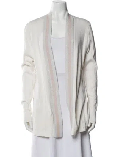 Pre-owned Ted Baker V-neck Sweater In White