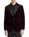 Ted Baker Webster Modern Velvet Jacket In Multi