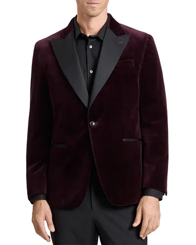Ted Baker Webster Modern Velvet Jacket In Multi