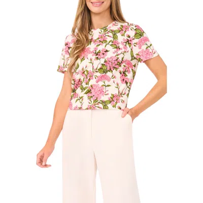 Ted Baker Willow Floral Jersey T-shirt In Pink