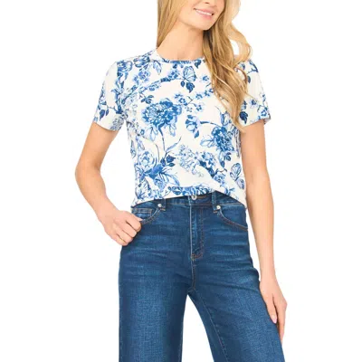 Ted Baker Willow Floral Knit T-shirt In Blue