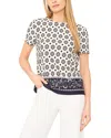 Ted Baker Willow Knit Top In White