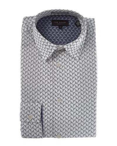 Ted Baker Willuw Shirt In Gray