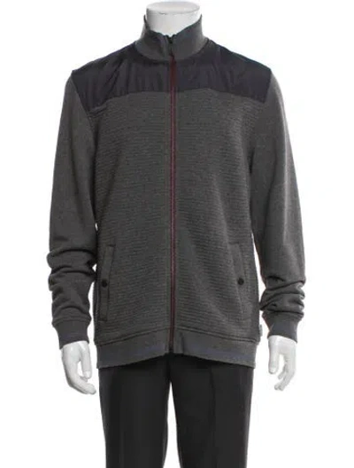 Pre-owned Ted Baker Windbreaker In Gray