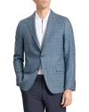 Ted Baker Winfred Plaid Jacket In Blue