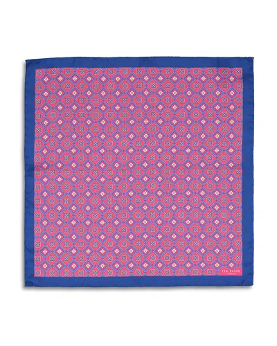 Ted Baker Winkly Square Neat Silk Pocket Square In Multi