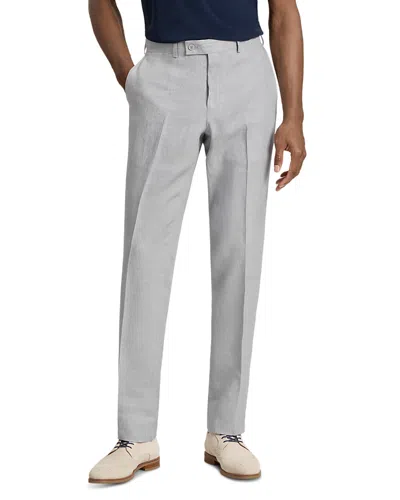 Ted Baker Winter Linen Modern Fit Suit Pants In Gray