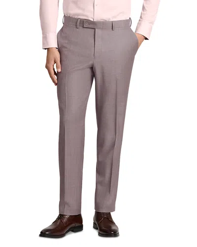 Ted Baker Winter Modern Fit Sharkskin Mauve Suit Pants In Purple
