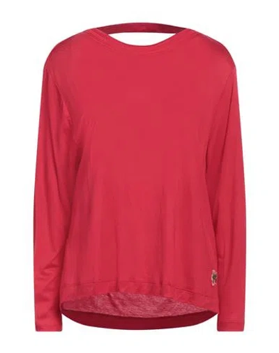 Ted Baker Woman T-shirt Red Size 4 Lyocell