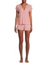 Ted Baker Women's 2-piece Solid Pajama Set In Lunar Heather