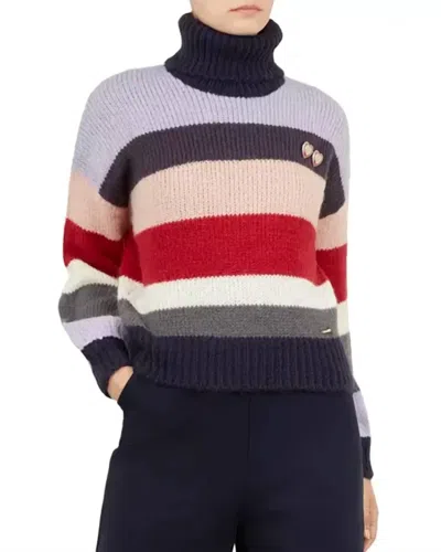 Ted Baker Women's Colour By Numbers Sweater In Blue Multicolor