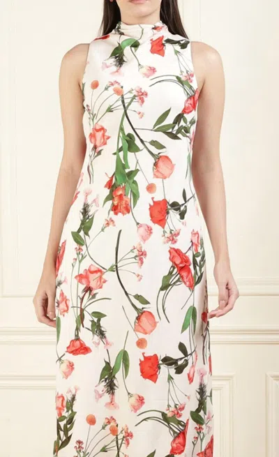 Ted Baker Women's Connihh Cowl Neck Midi Slip Dress In White