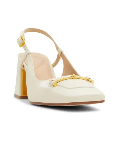 Ted Baker Women's Mia Icon Pristine Leather Pumps Heels In Ivory In Multi