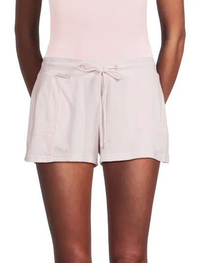 Ted Baker Women's Solid Drawstring Shorts In Tender Pink