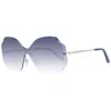 Ted Baker Gold Women Sunglasses In Blue
